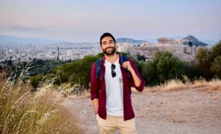 That time when @guoste_t and I sprinted to the top of a hill to catch the sunset in Athens - June, 2019⁣ ⁣ #backpackerdiaries #DontJustTravel #chasingthesun #sunsetcatchers #sunsethunters #throwbacktravel #visitAthens #visitgreece🇬🇷 #lifelivedtrue